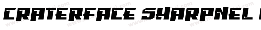CRATERFACE SHARPNEL BB字体转换